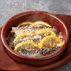 北海道産 いわしの香草レモン焼き YEBISU BAR キュービックプラザ新横浜店_北海道産 いわしの香草レモン焼き