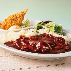 YEBISU BAR キュービックプラザ新横浜店_【平日限定 日替わりランチ】
ハッシュドビーフ&海老クリームフライ