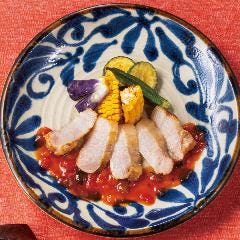 YEBISU BAR キュービックプラザ新横浜店_美ら島あぐー豚のステーキ