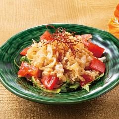 YEBISU BAR キュービックプラザ新横浜店_ミミガーと香味野菜の冷菜～コーレーグースドレッシング～
