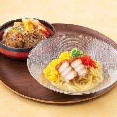 YEBISU BAR キュービックプラザ新横浜店_冷やし沖縄そば＆ミニもずく天丼