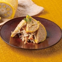 辛子蓮根と牛蒡のサラダ YEBISU BAR キュービックプラザ新横浜店_辛子蓮根と牛蒡のサラダ