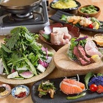 ［ベジ鍋(鶏鍋・もつ鍋)］オーガニック野菜と肉とまり木432゛の画像