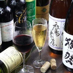 単品飲み放題も有！お好きなお酒を片手にご満喫いただけます。