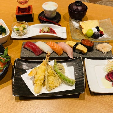 袋井 宝鮨_飲み放題付き 新!贅沢コース 7,000円(税込) ※全10品。メインが、サワラ西京焼と和牛ロースト