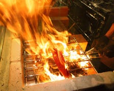 【備長炭】直火で焼き上げる料理！！