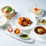 ＜ランチセット＞おすすめ料理2品・前菜・ふかひれスープなど 全6品