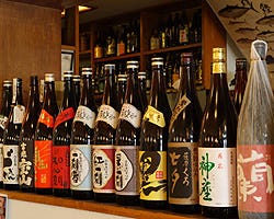 厳選した日本酒と焼酎...
豊富に取り揃えています♪