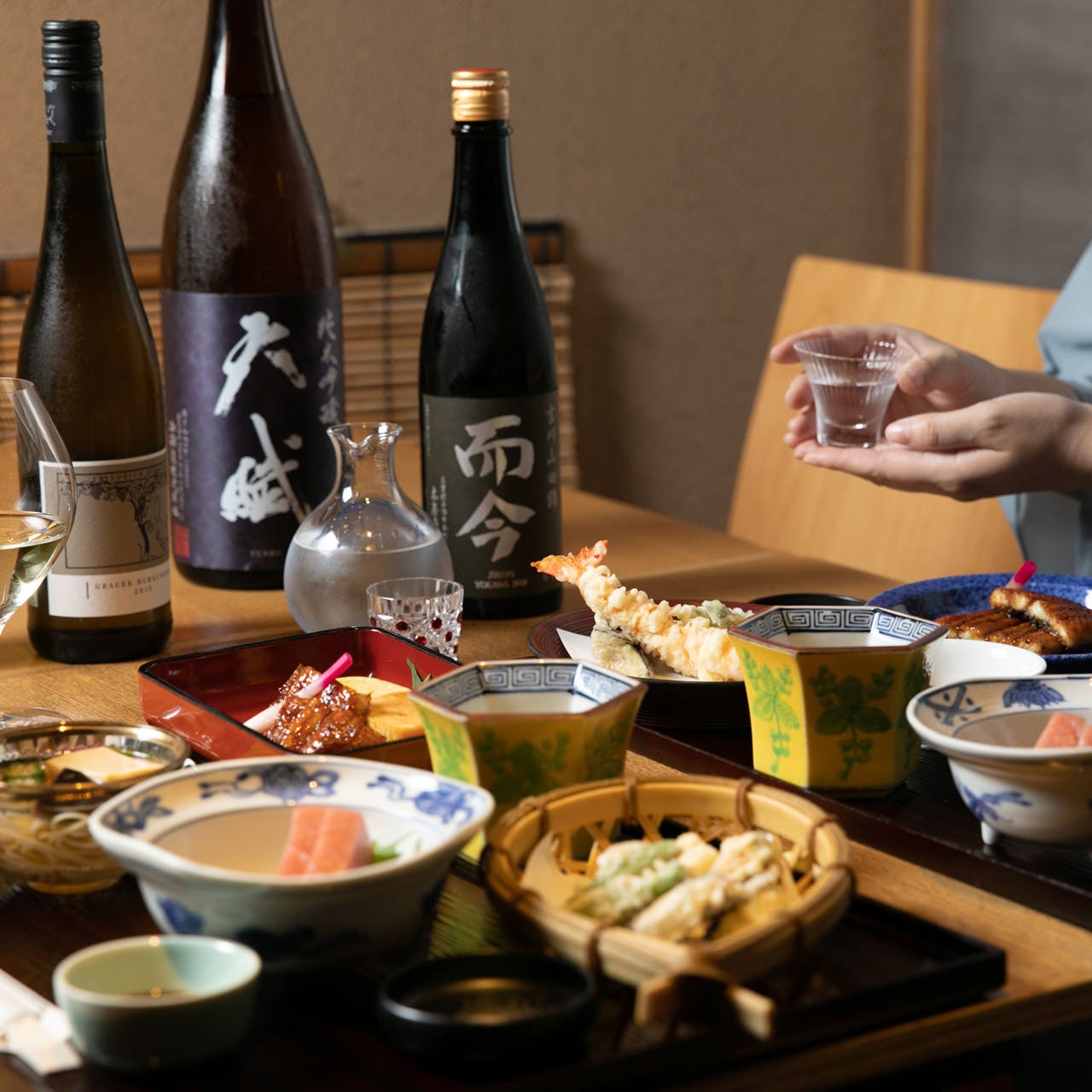 日本酒やワインと楽しむことで、京料理はさらなる高みへ