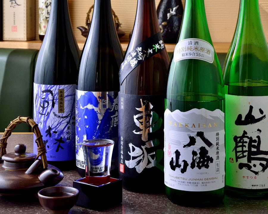 当店指定の地酒・日本酒飲み放題コースもあります♪人気です！