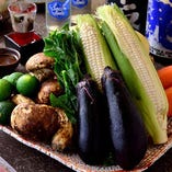 和歌山などから取り寄せる新鮮なお野菜！食材にもこだわります！