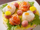 うみ道楽特製『寿司ケーキ』
