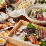 海鮮、天ぷらなど多彩な季節のお料理を職人技でご提供！！！