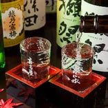 人気の『獺祭』など日本酒も◎。地元福岡の『寒北斗』もご用意