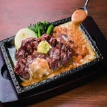 第２のダッカルビ3種類肉チキン豚牛ステーキととろーろチーズ