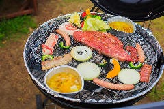 鹿児島市 屋外BBQキャンプ場 GOOD LUCK STAR GARDEN メニュー：BBQ