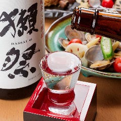 全国各地の日本酒が揃っており、もっきりでご提供します
