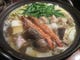 この冬は生姜鍋！伊賀豚と魚介と野菜がたっぷりと入っています。