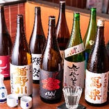 焼酎・日本酒を多彩に取り揃え！お気に入りの1杯が見つかるはずです