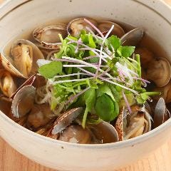 【季節の蕎麦メニュー②】浅利とセリの蕎麦