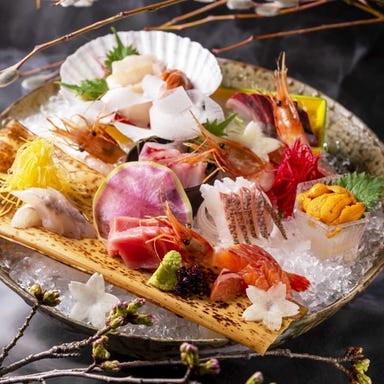 完全個室 海鮮 焼き鳥 海酔‐UMIYOI‐居酒屋 豊田市駅前店_11~2月【白波コース】お造り三種、海老巻き寿司など/120分飲み放題付き/全8品 4500円→4000円