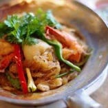 クンオップンセン Steamed Shrimp & bean vermicelli with thai herb