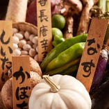 千葉県三里塚直送有機野菜を中心とした
地野菜炙り盛り合わせ