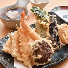 ディナーのみ【当日17時まで予約OK！】天麩羅盛合わせ全10品6,000円