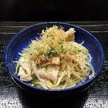 もやしと豚肉の和風ドレッシング和え