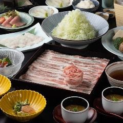 [個室]六白黒豚 出汁しゃぶ会席 瓢喜 11000円