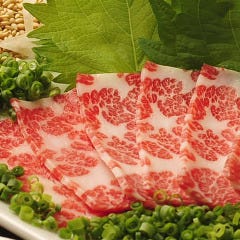 ｢熊本直送･超特選馬刺｣一番美味しくお召し上がり頂けるよう提供