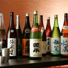 ■40種類以上の日本酒が飲み放題■