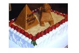ウエディングパーティでは、オリジナルのエジプトケーキをご用意