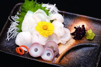 岩手の居酒屋 ゑん メニュー 生タコの刺身 ぐるなび
