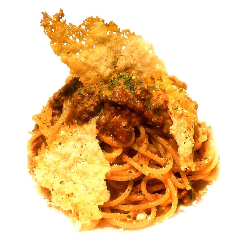 SHAVA LIVAの 牛粗ミンチのスパゲッティーボロベーゼ