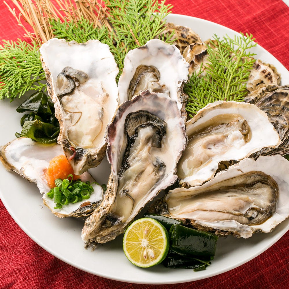 個室居酒屋 もつ鍋 牡蠣 食べ放題 うみきん 渋谷店 コース 破格 大感謝キャンペーン 1日5組限定 牡蠣料理食べ放題フェア 旬の牡蠣料理食べ放題 2 000円 ぐるなび