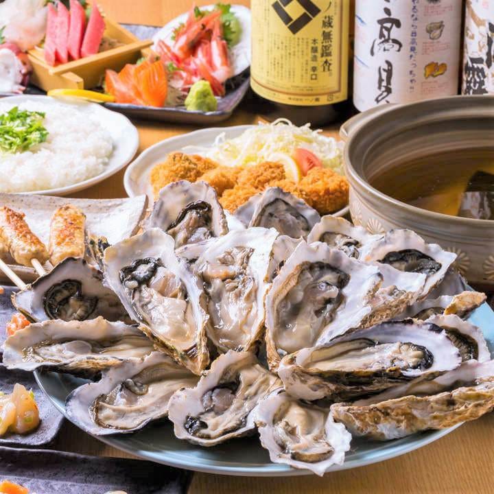 牡蠣 もつ鍋 食べ放題 個室居酒屋 うみきん Umikin 渋谷店 渋谷 居酒屋 の予約 コース一覧 ぐるなび