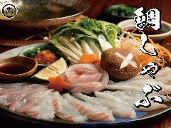 大人気【鯛しゃぶ】事前予約必須