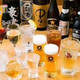 ビールに日本酒に焼酎、ワインも！魚に合うお酒を多数ご用意しています