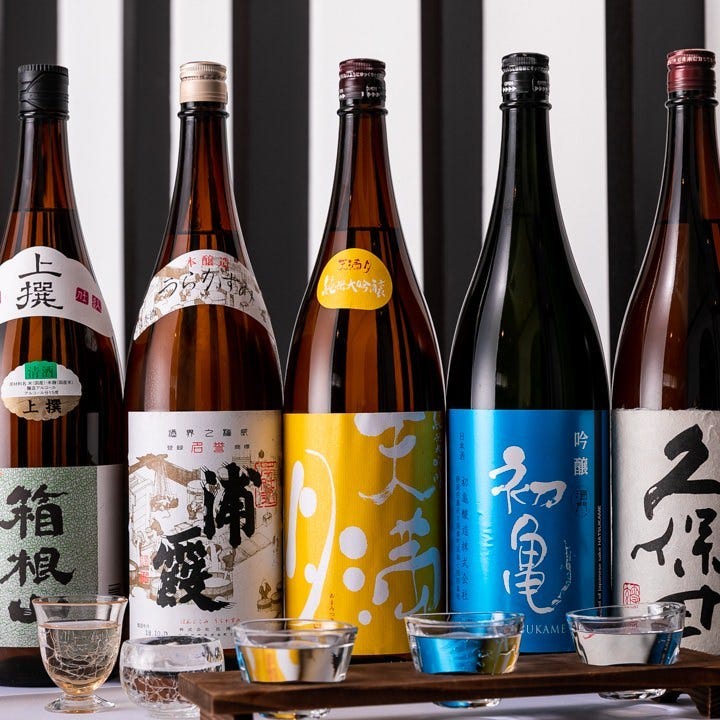 伊×和の創作料理は日本酒も好相性！日本酒利き酒セットもご用意