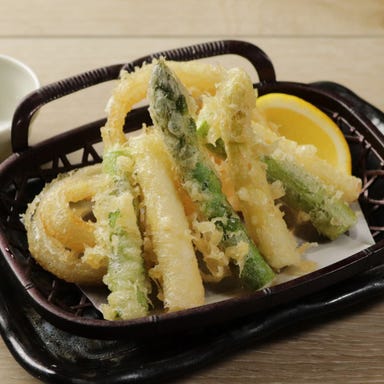 北の味紀行と地酒 北海道 飯田橋駅前店_アスパラ天ぷら