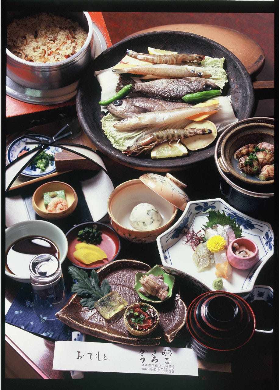 うろこ かき船 コース あさぎりコース お刺身 ほうろく焼き 天婦羅 釜飯など堪能 ぐるなび