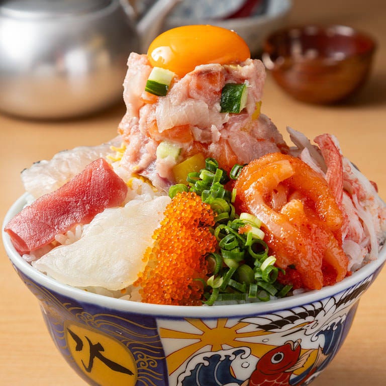 『朝の大漁たまトロ丼』　1,790円※いか明太食べ放題