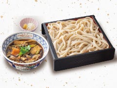武蔵野風　豚肉つけ汁うどん