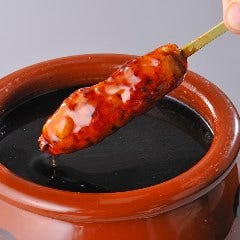 自家製手ごねつくねは是非食べていただきたい逸品！