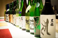 県内屈指！日本酒を70種類以上ご用意