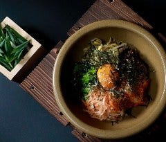 京の焼肉処 蓮蔵_石焼九条ネギビビンバ