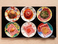 京の焼肉処 蓮蔵_【豪華】会食・大切な日に！京の階段盛り+6種の生刺し盛り！☆蓮蔵 “極み”コース8500円