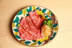 京の焼肉処 蓮蔵_【数量限定】【A4特級】サーロインユッケ（おろしポン酢）