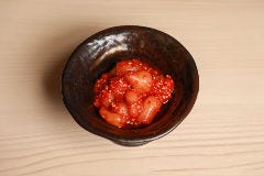 京の焼肉処 蓮蔵_八方美人の特製らっきょキムチ